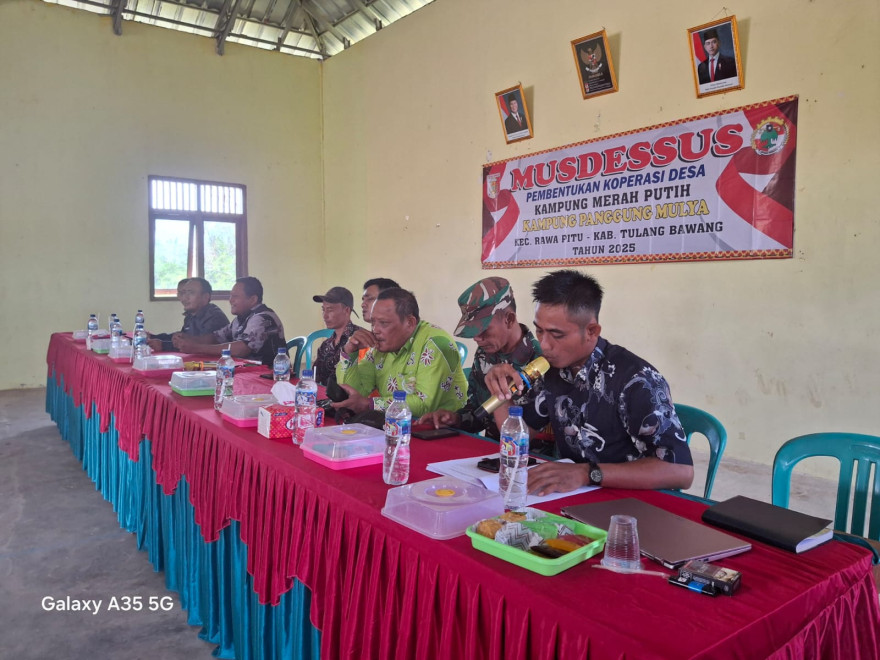 PEMBENTUKAN KOPERASI MERAH PUTIH KAMPUNG PANGGUNG MULYA